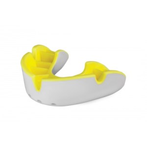 Opro Silver Mouthguard - white